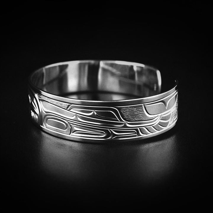½” Silver Orca Bracelet