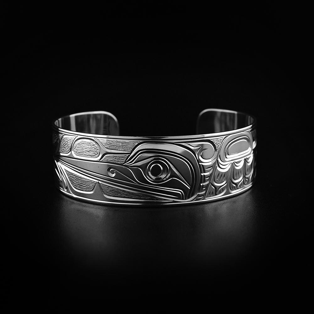 3/4” Silver Hummingbird Bracelet