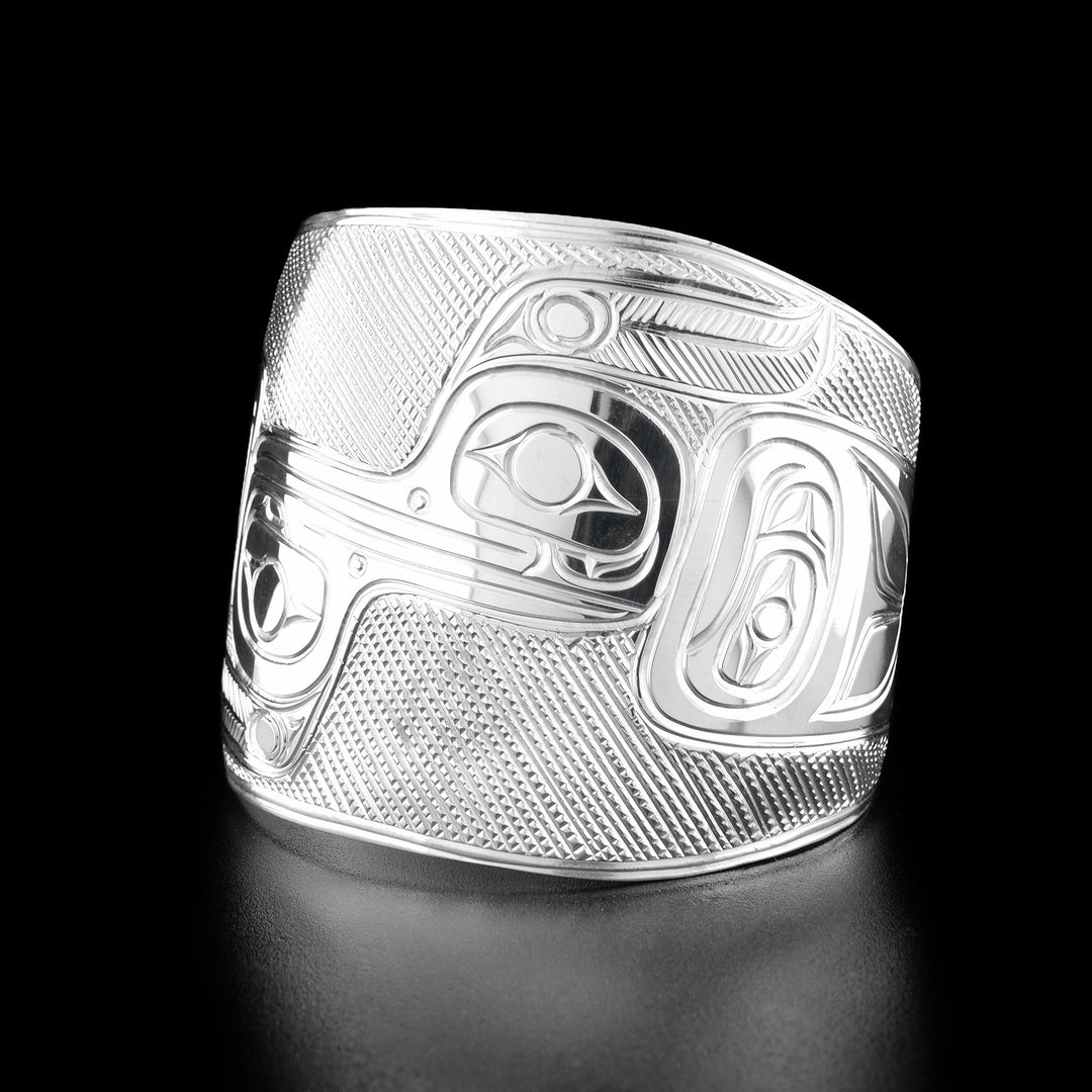 Sterling Silver Hummingbird Reflection Bracelet - Artina's Jewellery
