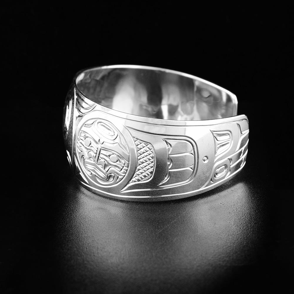 Sterling Silver 1" Owl Bracelet