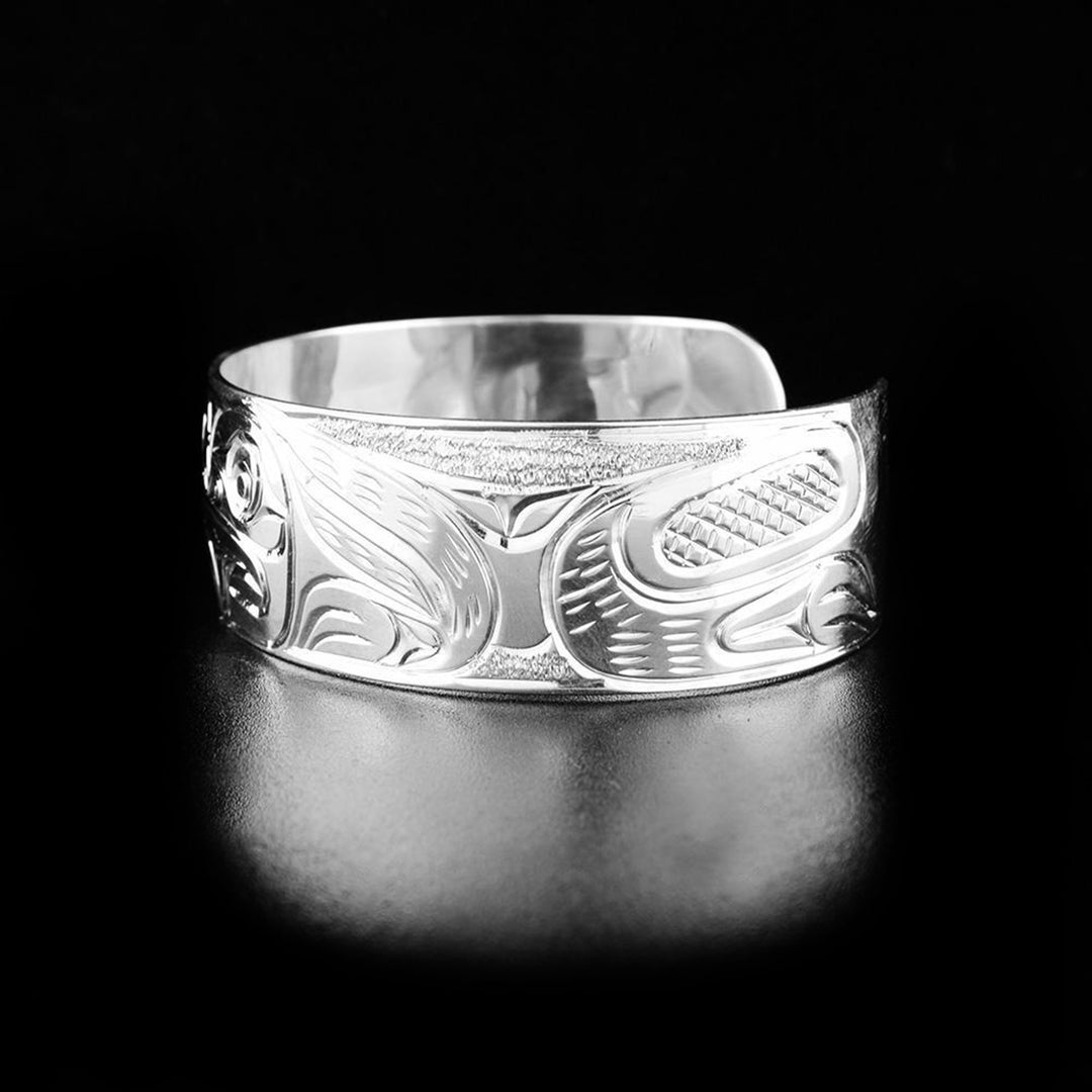 Sterling Silver 3/4" Frog Bracelet - Artina's Jewellery