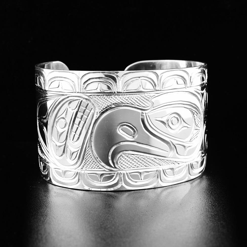 Sterling Silver 1.5" Eagle Bracelet