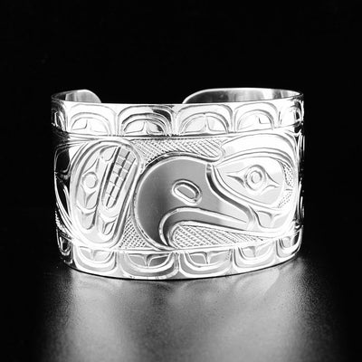 Sterling Silver 1.5" Eagle Bracelet