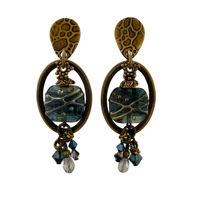 Tofino Blue Beach Earrings