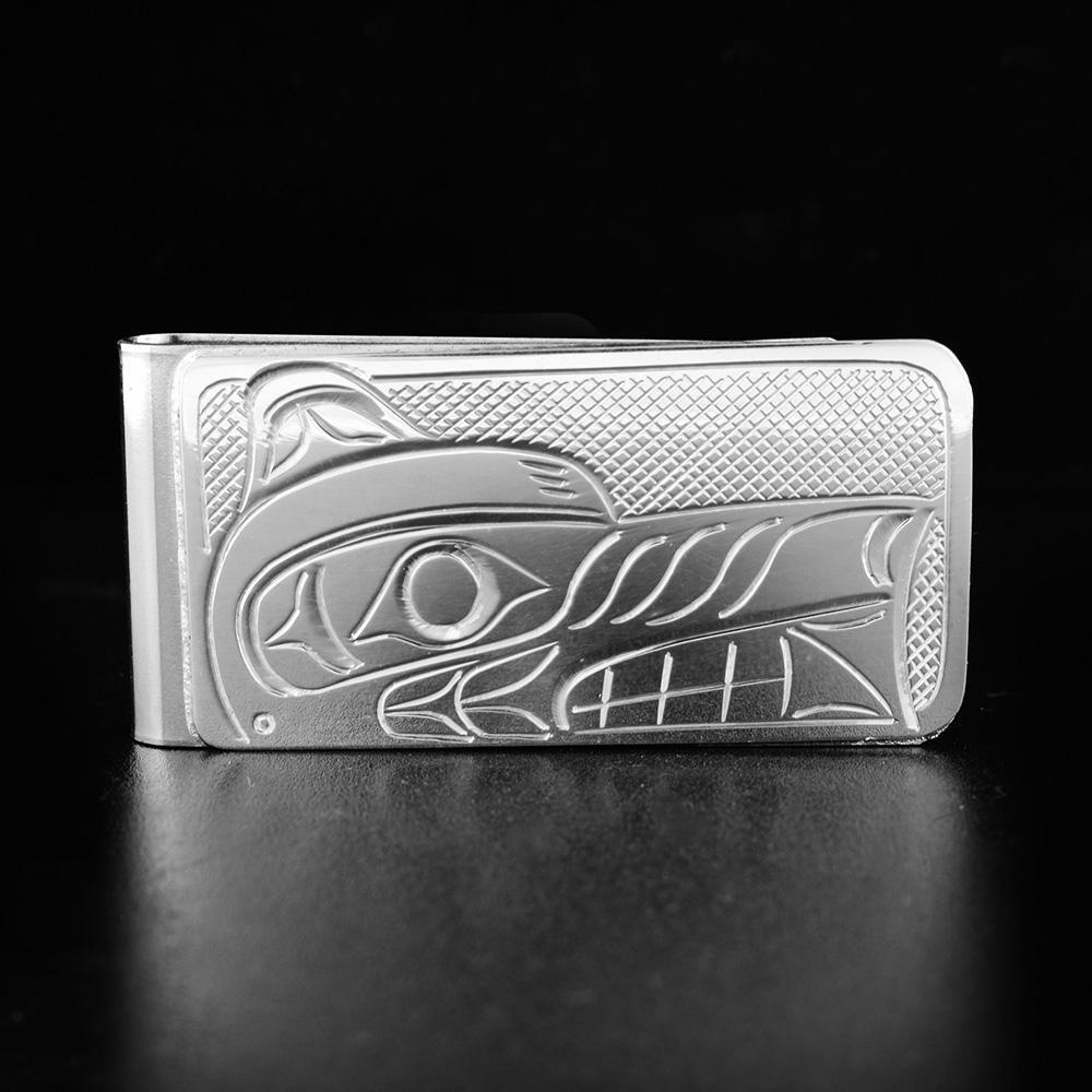 Sterling silver money clip for men,