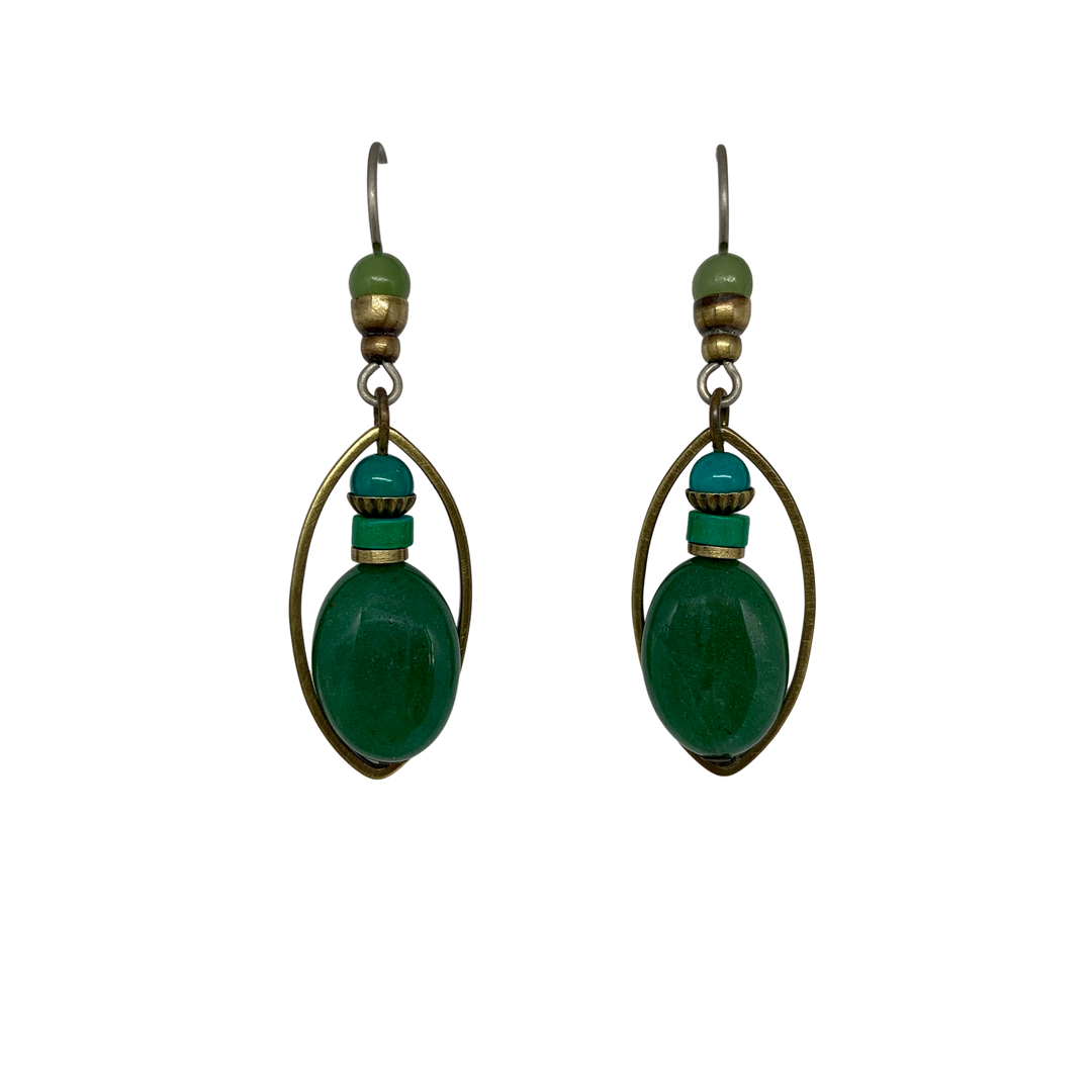 Elemental Jade Earrings