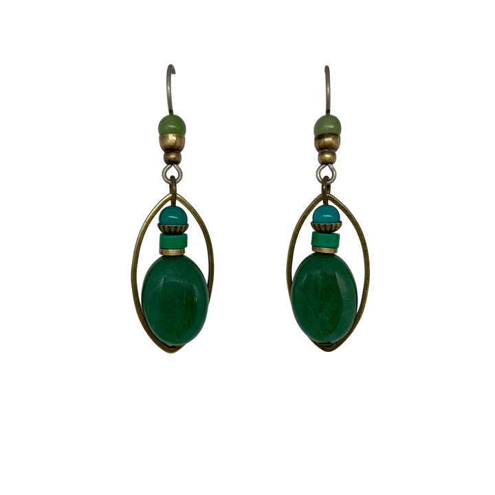 Elemental Jade Earrings