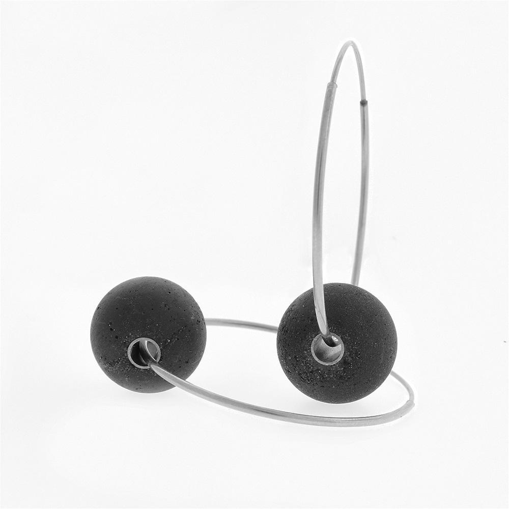 Orbis Concrete Earrings