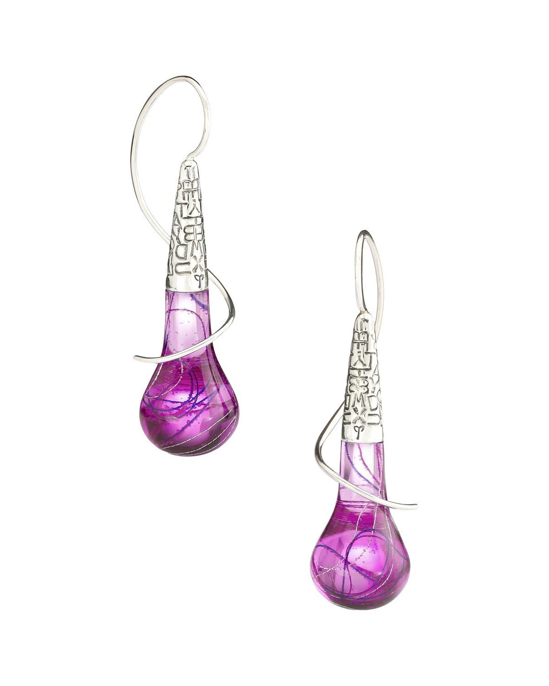 Magenta Tone Earrings