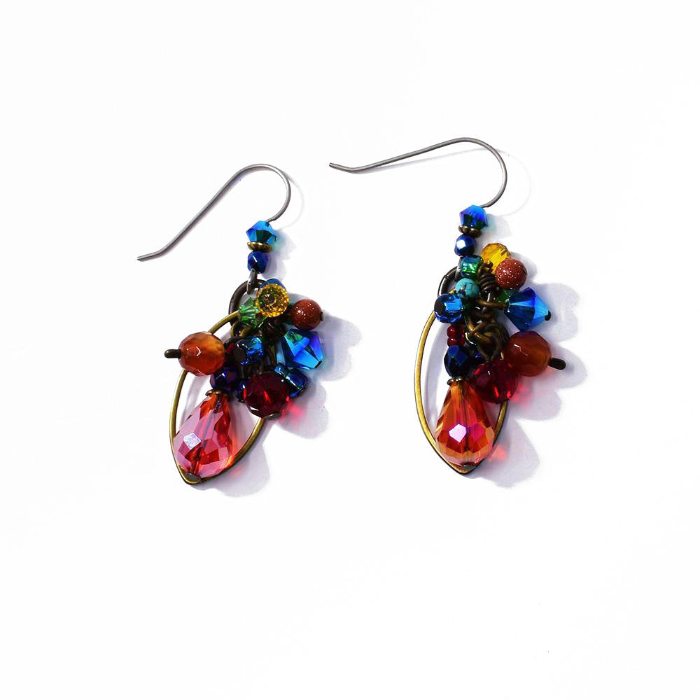 Small Cluster Galaxy Earrings