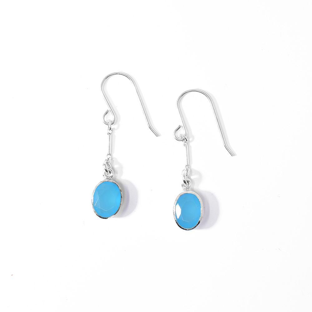 Nikki Chalcedony Earrings