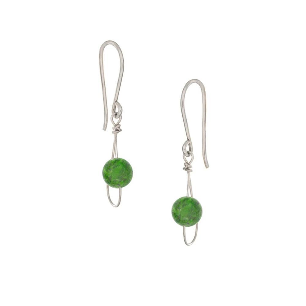 Rain BC Jade Nephrite Single Earrings