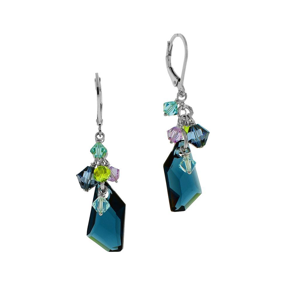 Swarovski Crystal Cluster Earrings