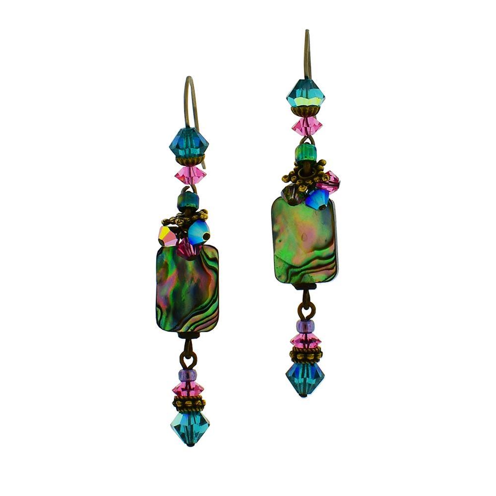 Atlantis Ocean Rose Earrings