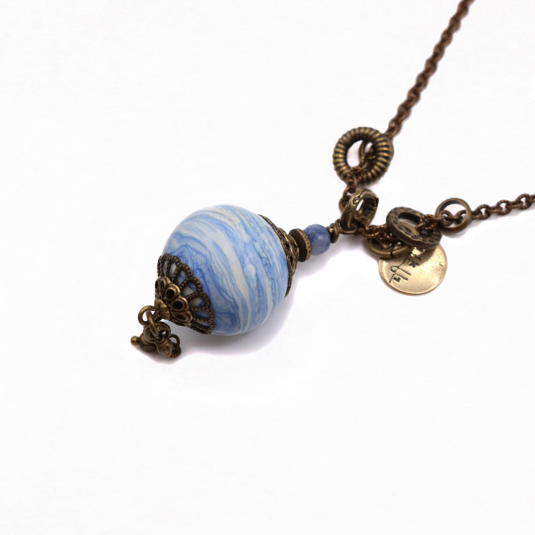 Vanilla Blue Pendant - Artina's Jewellery