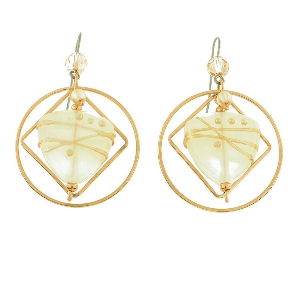 Champagne Cream Earrings