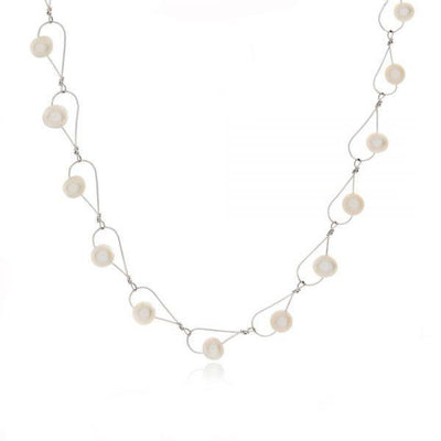Rain White Pearl Necklace