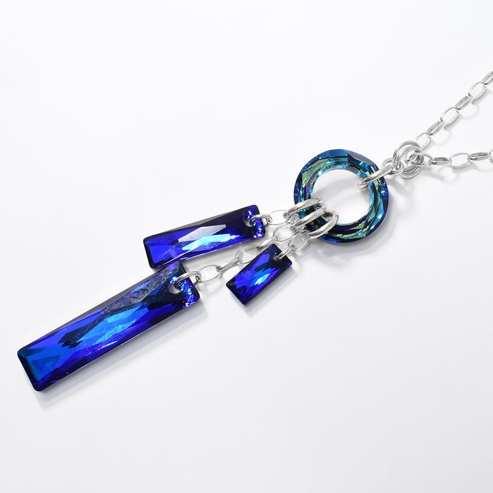 Baguette Cosmic Ring Pendant