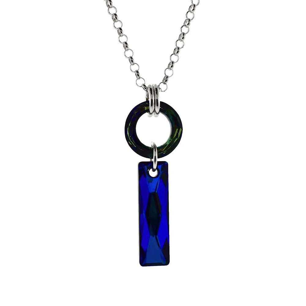 Baguette Cosmic Ring Necklace