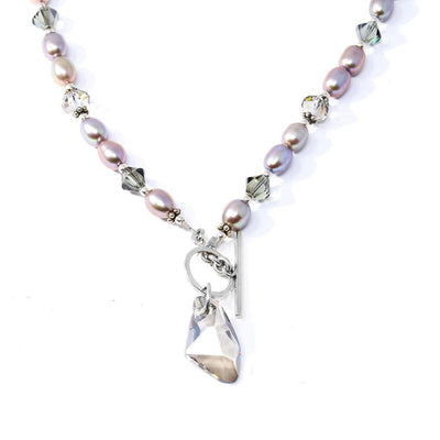 Swarovski Crystal and Freshwater Pearl Necklace