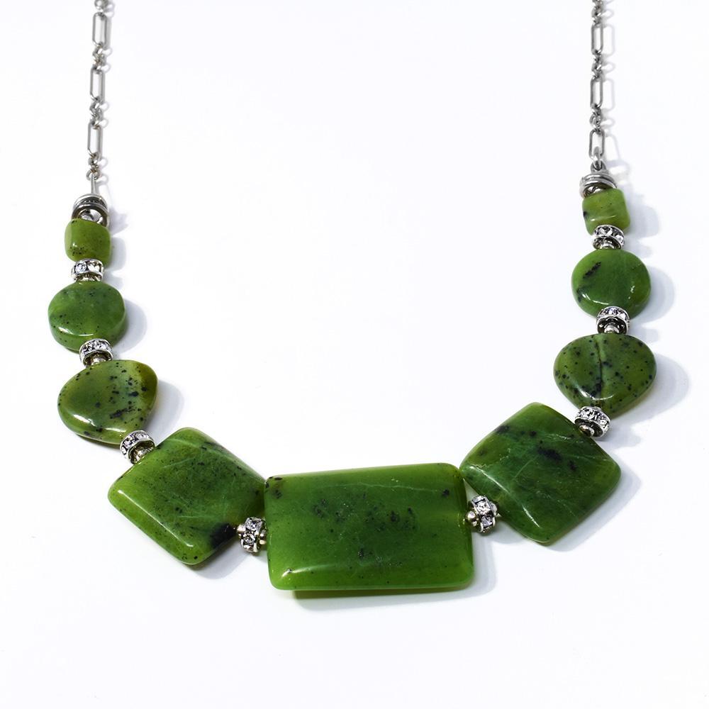 BC Jade Multi Shape Necklace