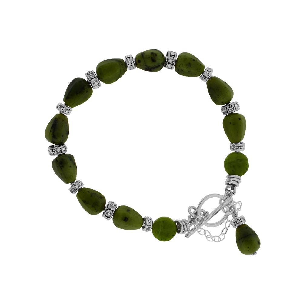 Sparkly BC Jade Bracelet