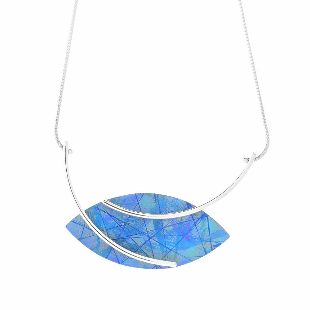 Titanium and Sterling Silver N120 Necklace