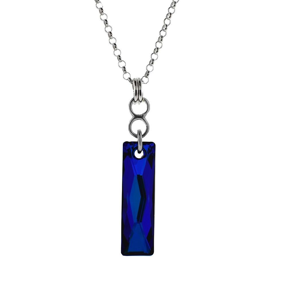 Blue Crystal Necklace
