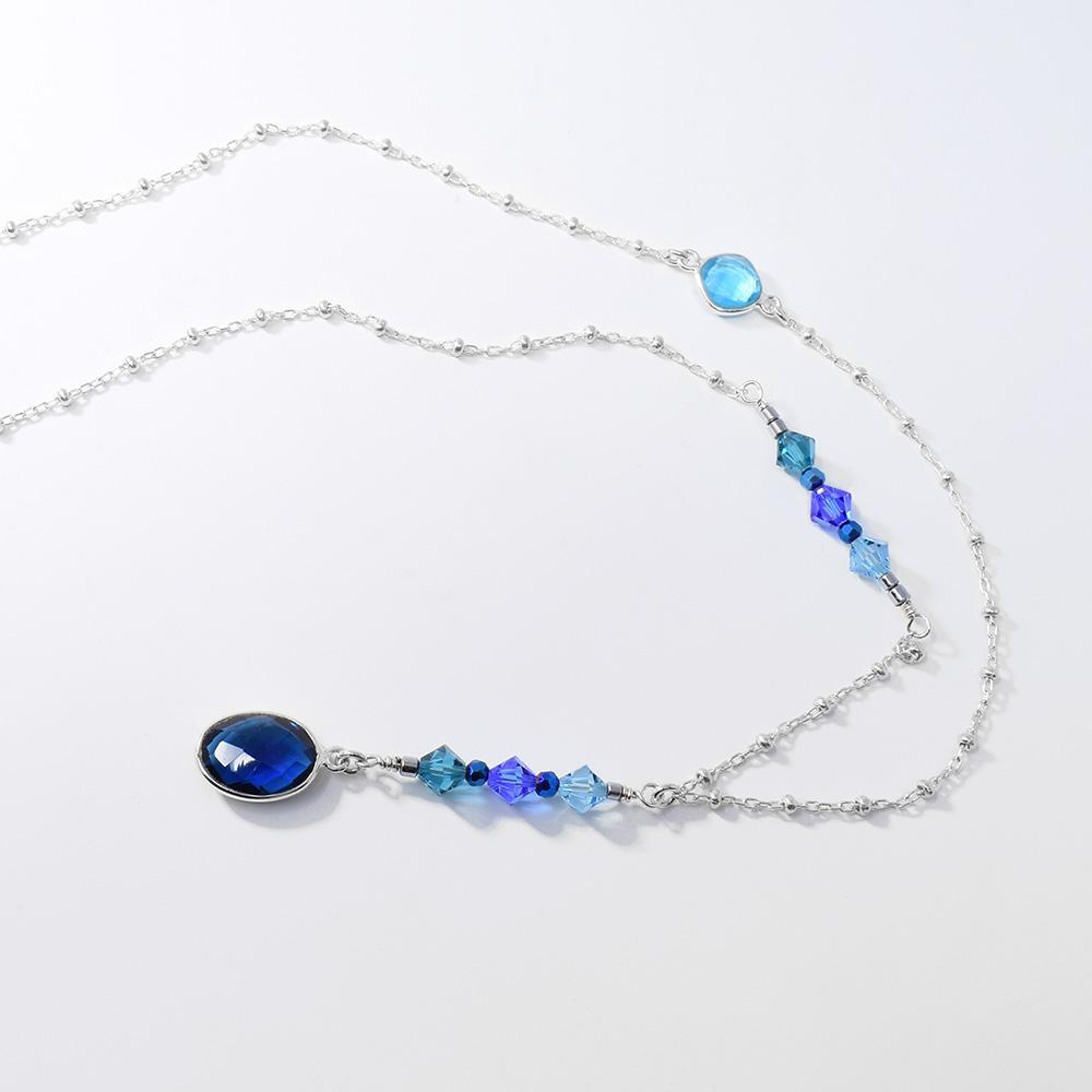 Amore Blue Topaz Necklace
