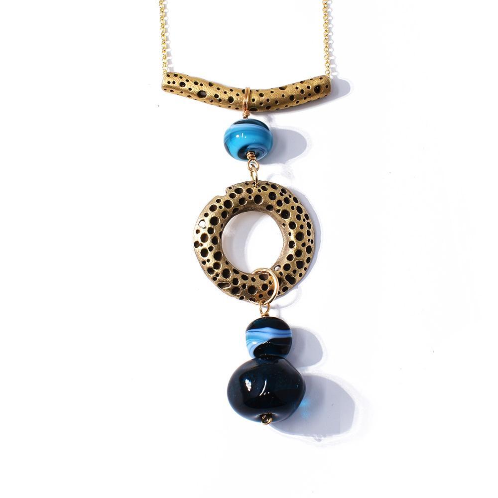 Bronze Coastal Cascade Necklace