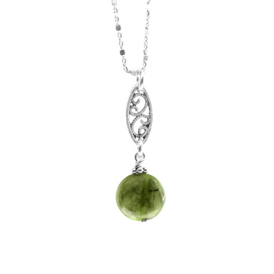 BC Jade Coin with Marq Necklace - Artina's Jewellery
