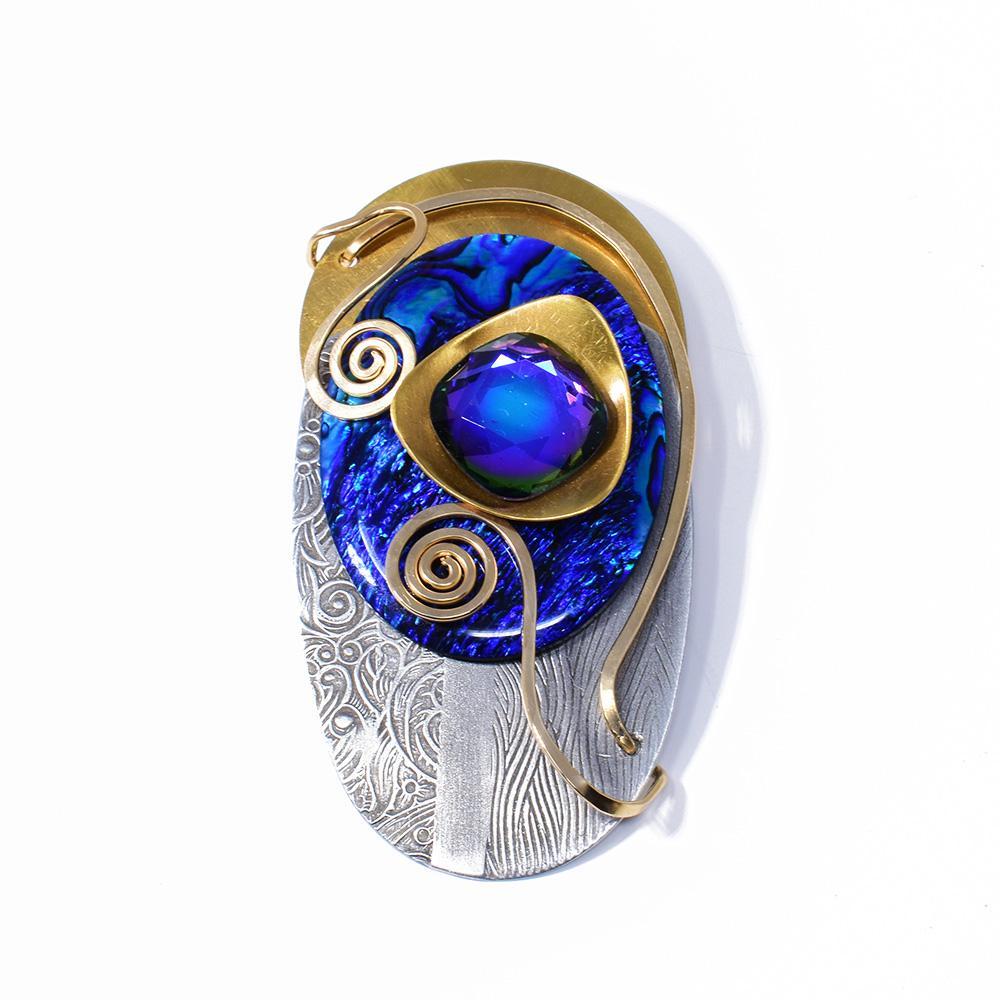 Blue Abalone Atlantis Pin