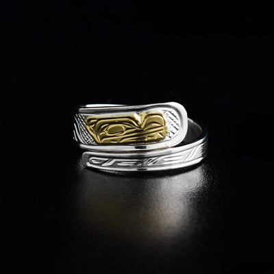 1/4" Wolf Wrap Ring