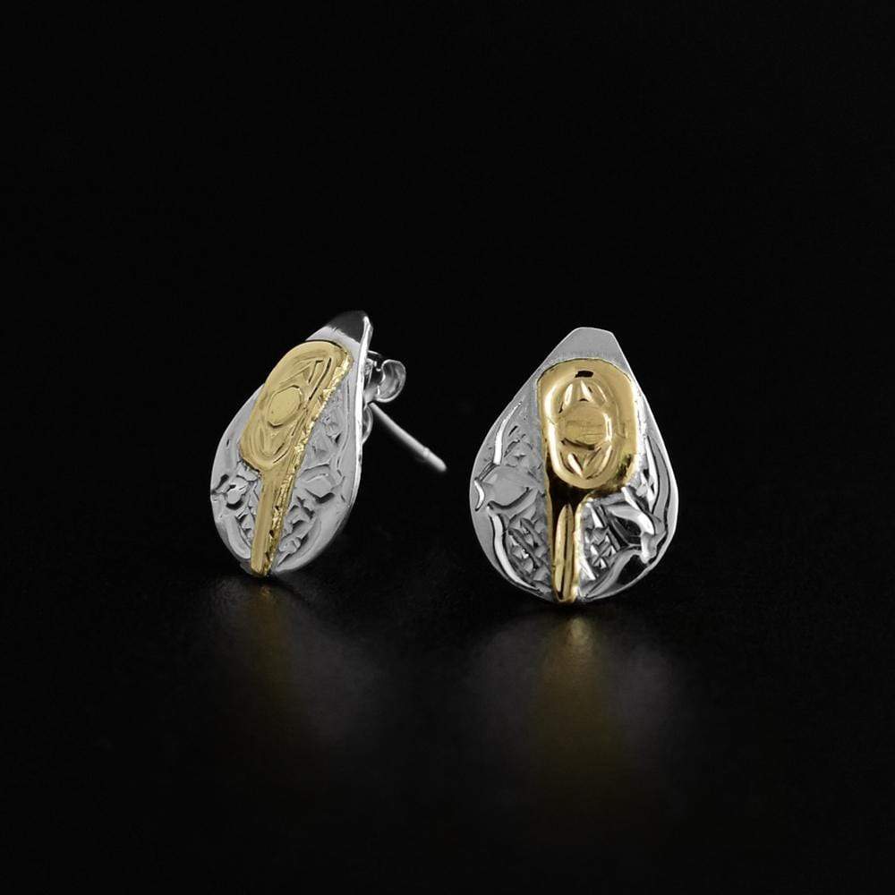 Teardrop Hummingbird Studs