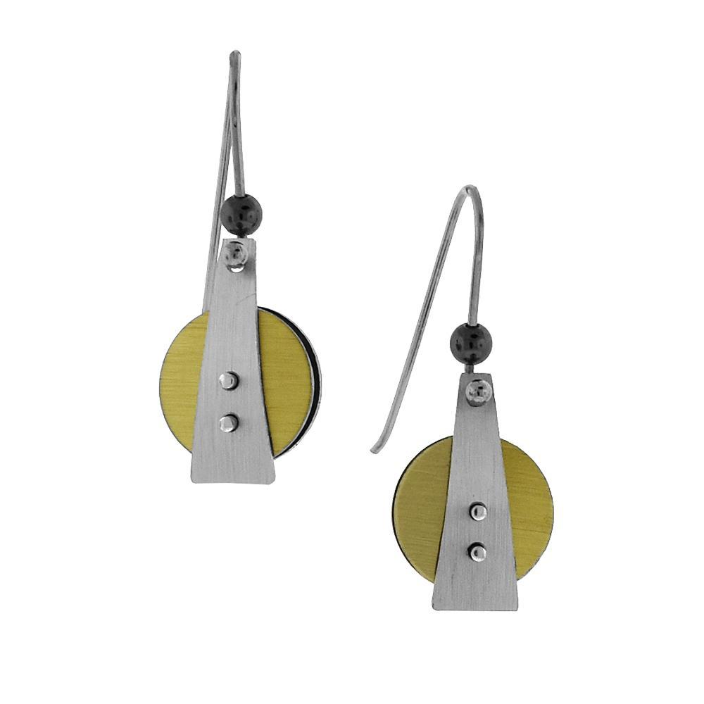 Modern Circle Earrings