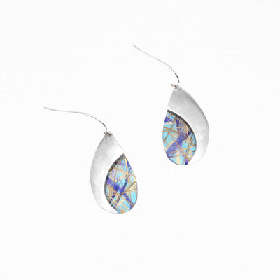 Turquoise Titanium Teardrop Earrings - Artina's Jewellery