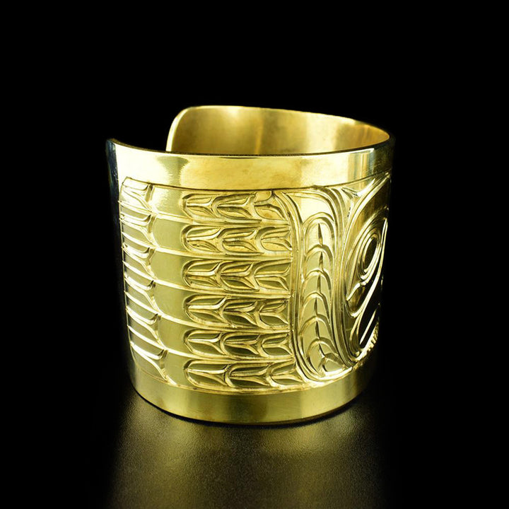 Brass 2" Horned Owl Bracelet - Artina's Jewellery