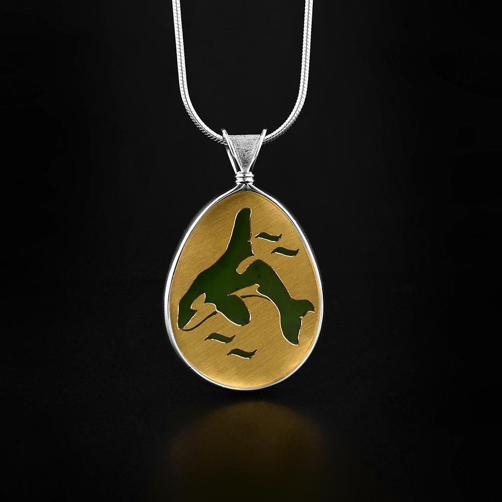 BC Jade Orca Pendant