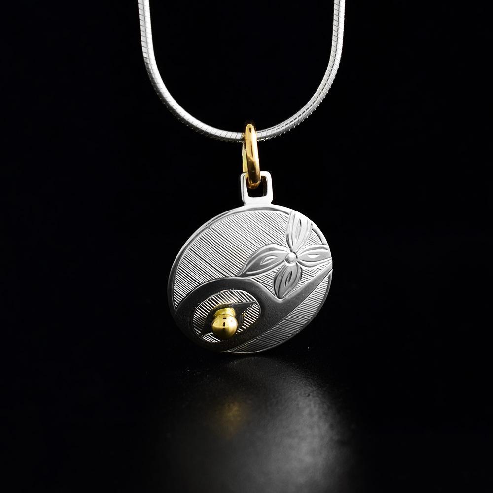 Sterling Silver Hummingbird Pendant