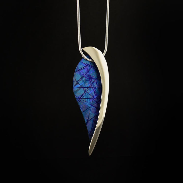 Leaf Shape Titanium Necklace