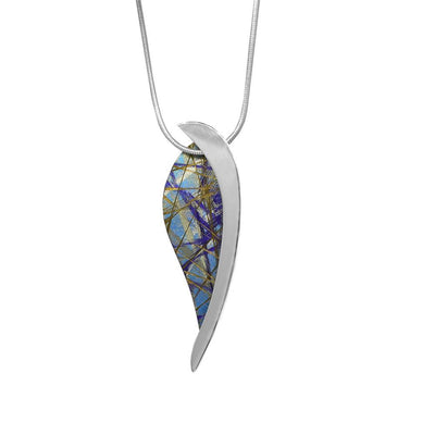 Leaf Style Titanium Necklace