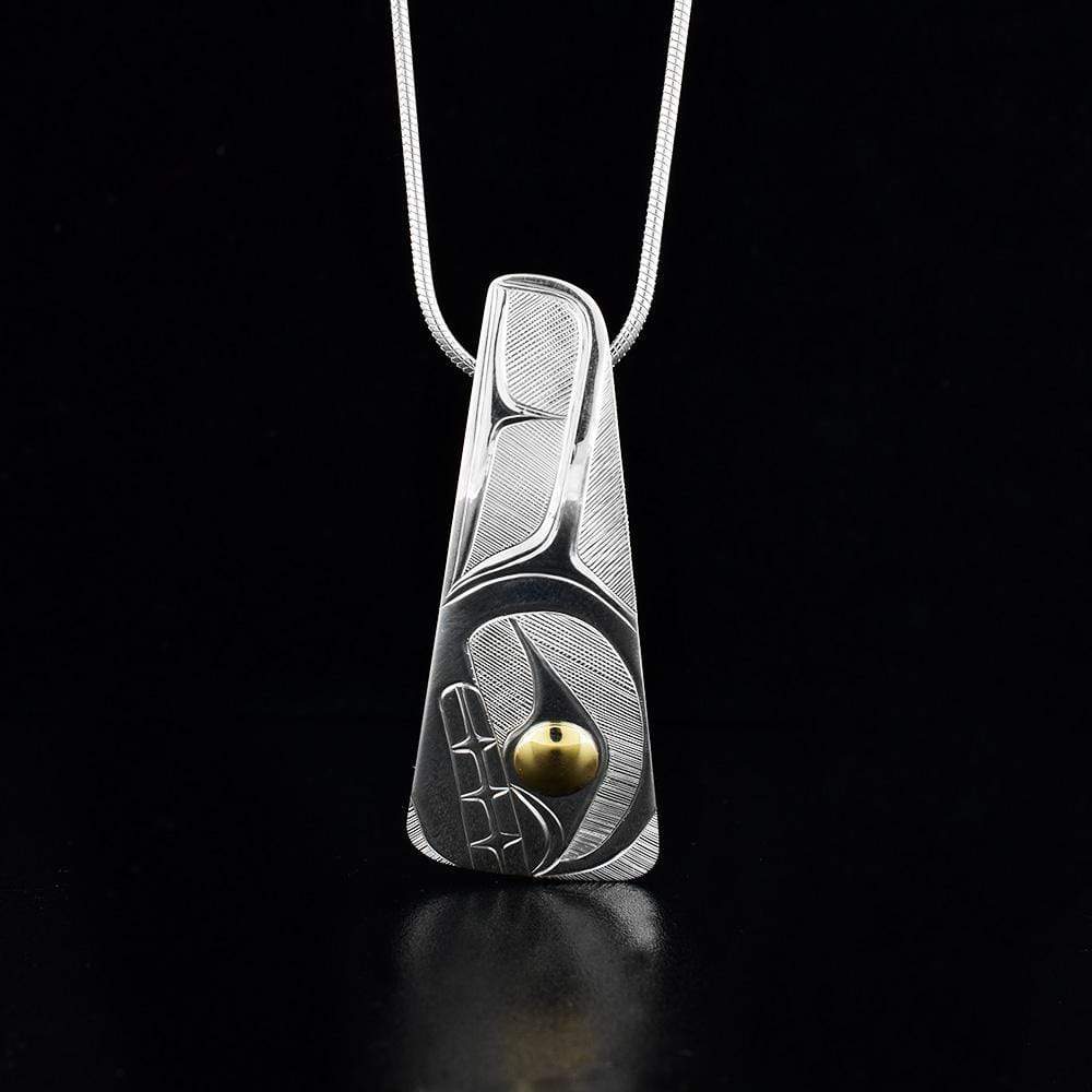 Tapered Rectangular Orca Pendant (HB)