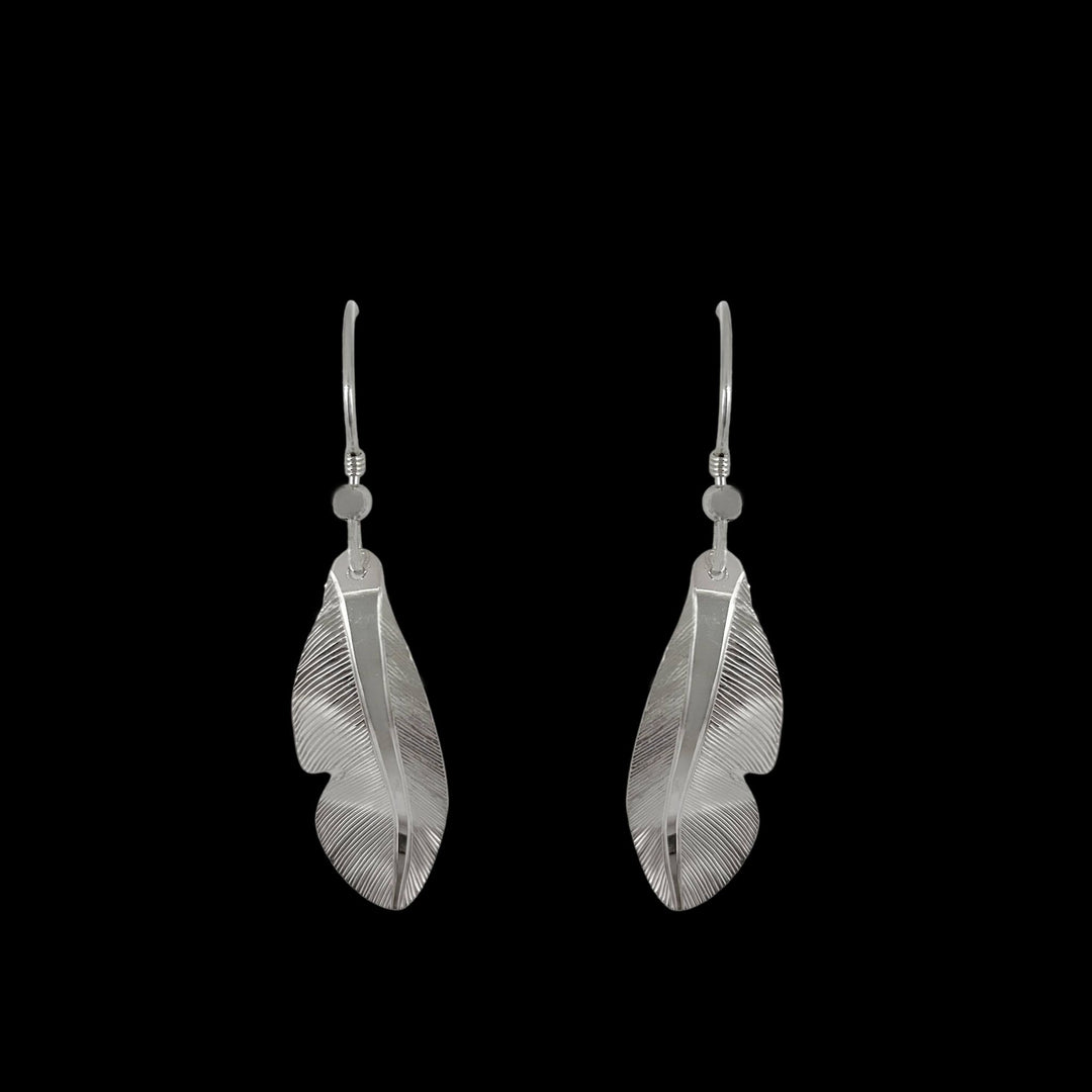 Small Eagle Feather Earrings