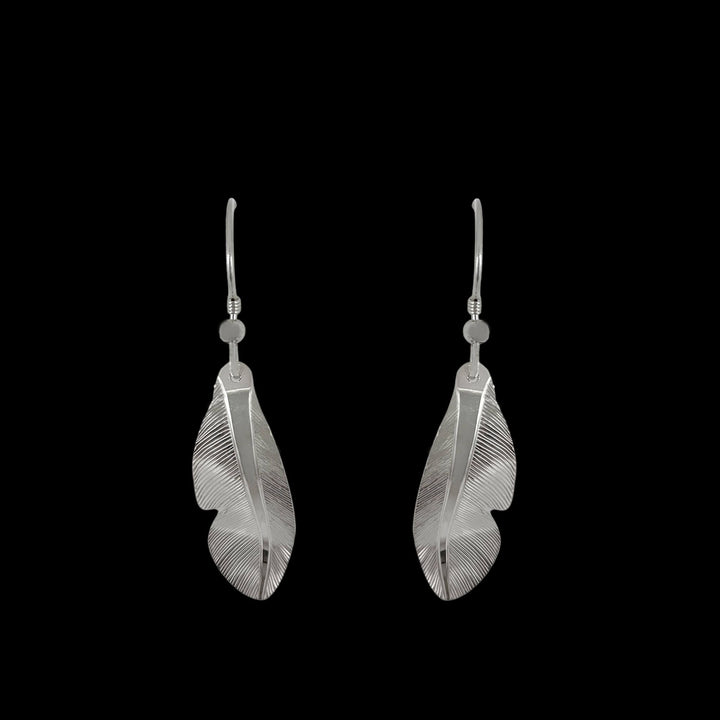 Small Eagle Feather Earrings