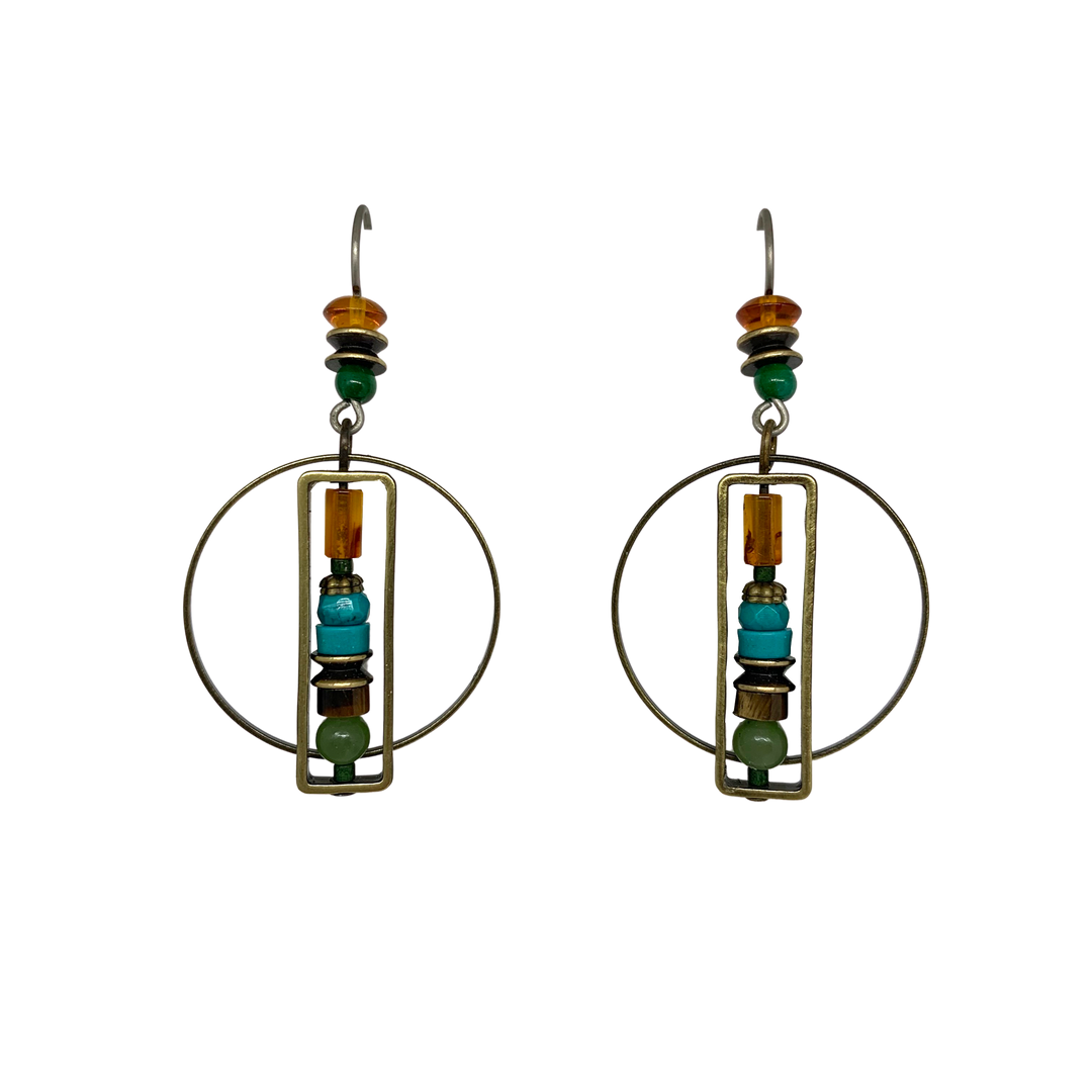 Elemental Circle Earrings