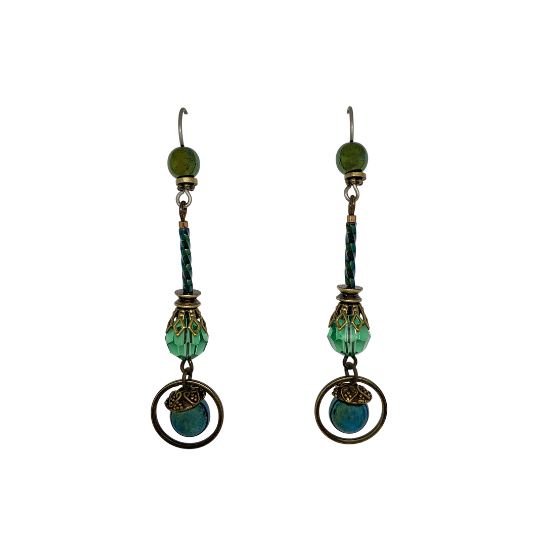 Atlantis Green Earrings