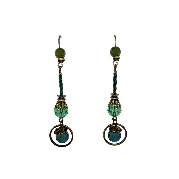 Atlantis Green Earrings