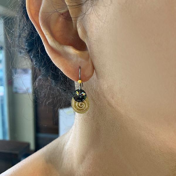 Silver Mist Small Teardrop Earrings