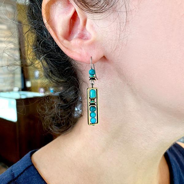 Elemental Rectangle Earrings