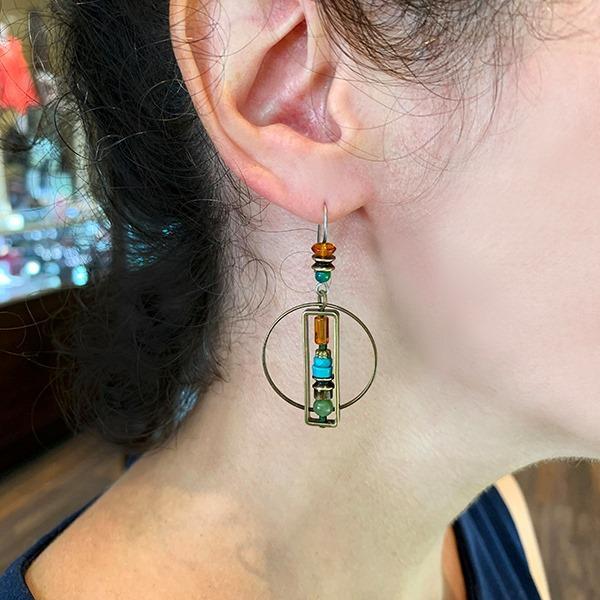 Elemental Circle Earrings